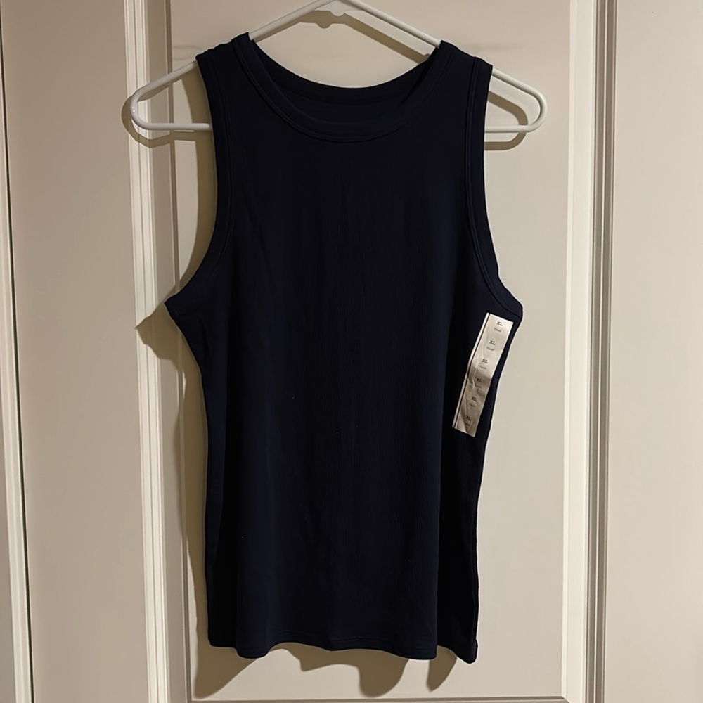 NWT navy blue tank top size XL
